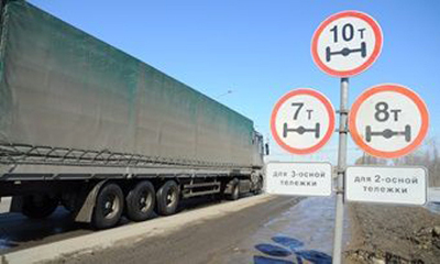 В Хакасии срок весеннего ограничения движения тяжеловесных транспортных средств продлен